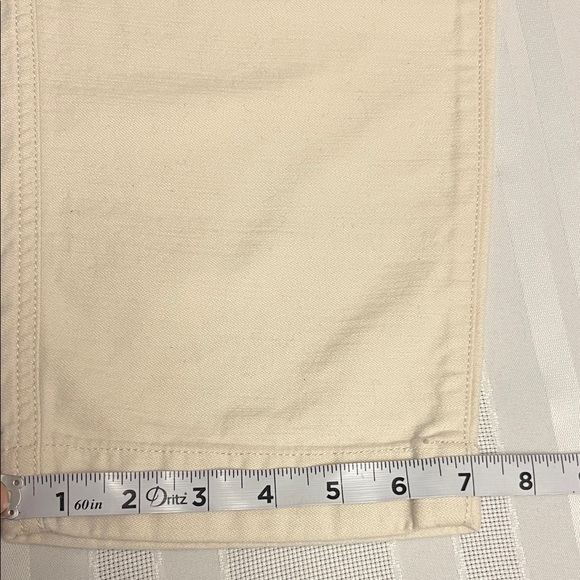 J.Crew Women's Cream Cotton Pants Size 4 NWOT - Picture 8 of 11